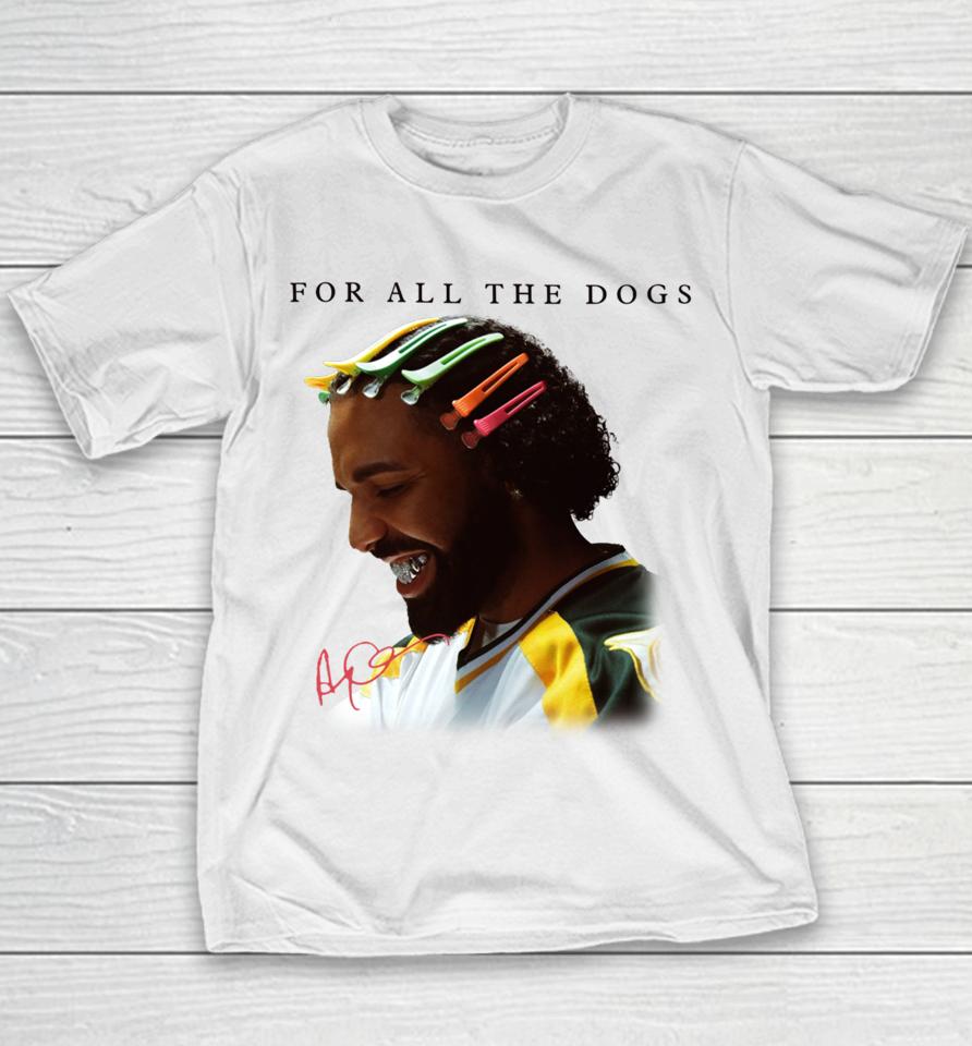 Drake Head For All The Dogs Vintage Youth T-Shirt