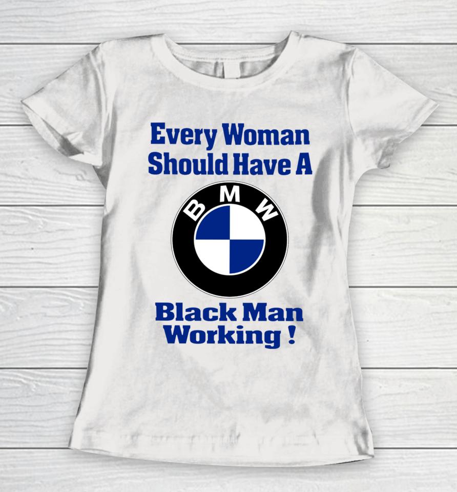 Drake X J. Cole Wearing Every Woman Should Have A Black Man Working Women T-Shirt