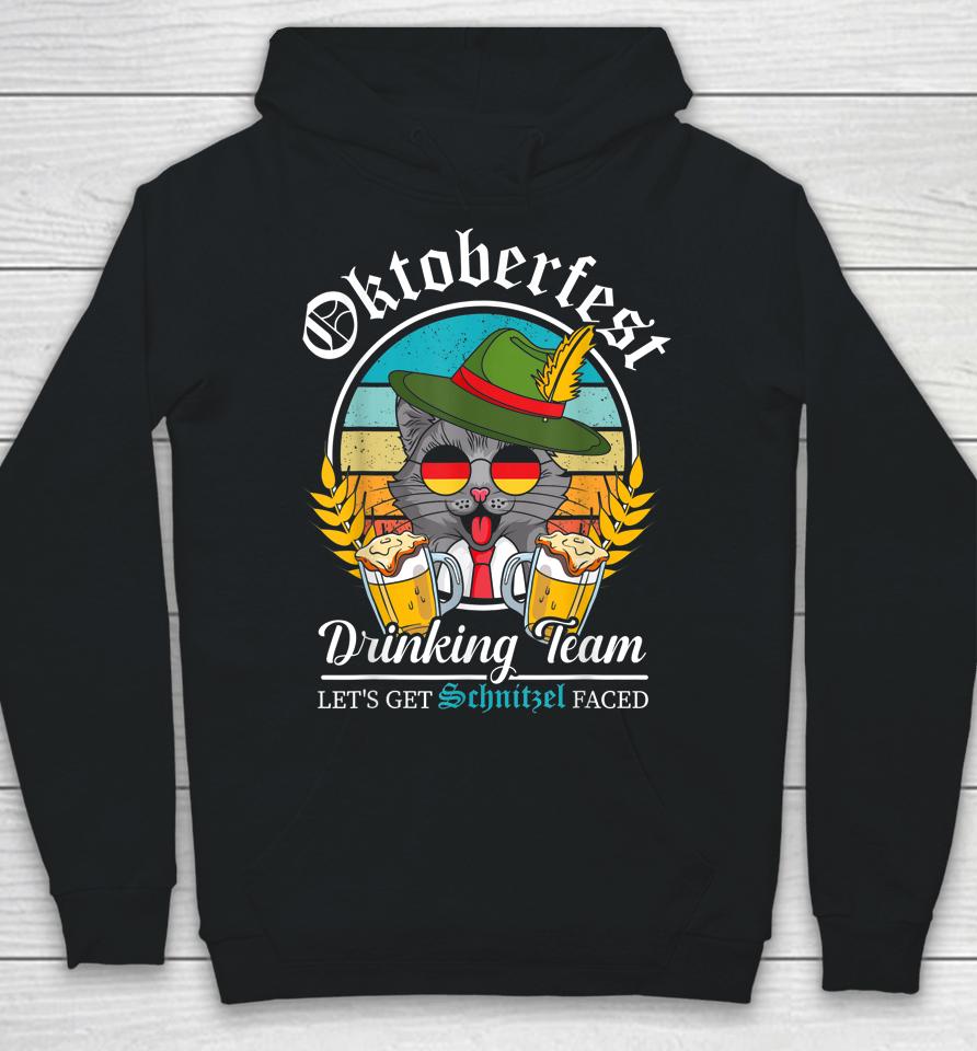 Drinking Team Let's Get Schnitzel Faced Oktoberfest Prost Hoodie