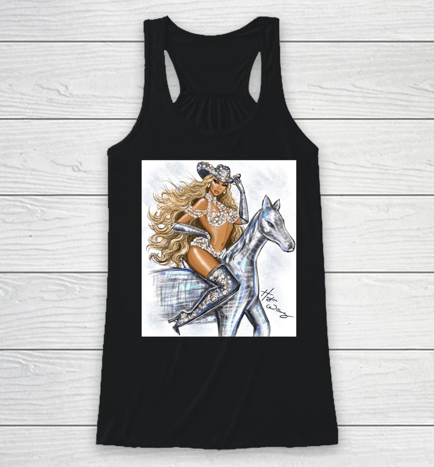 Dripping In Pearls Happy Birthday Beyonce Racerback Tank