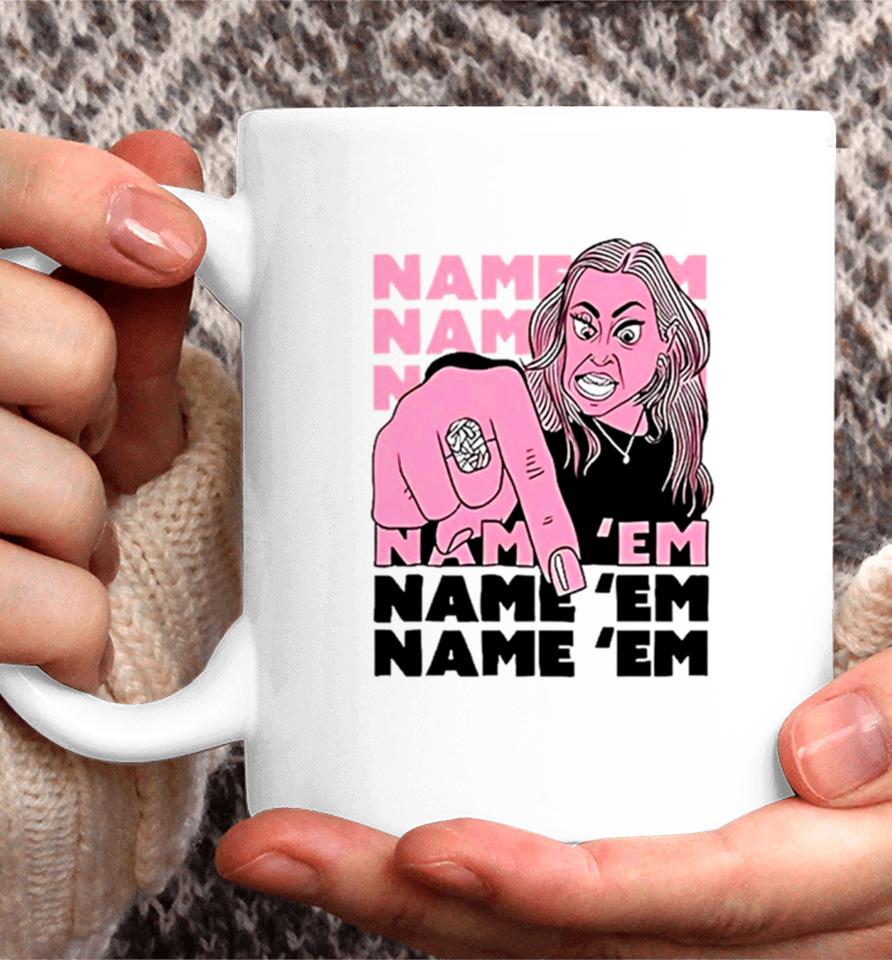 Drunk Drawn Name ’Em Coffee Mug