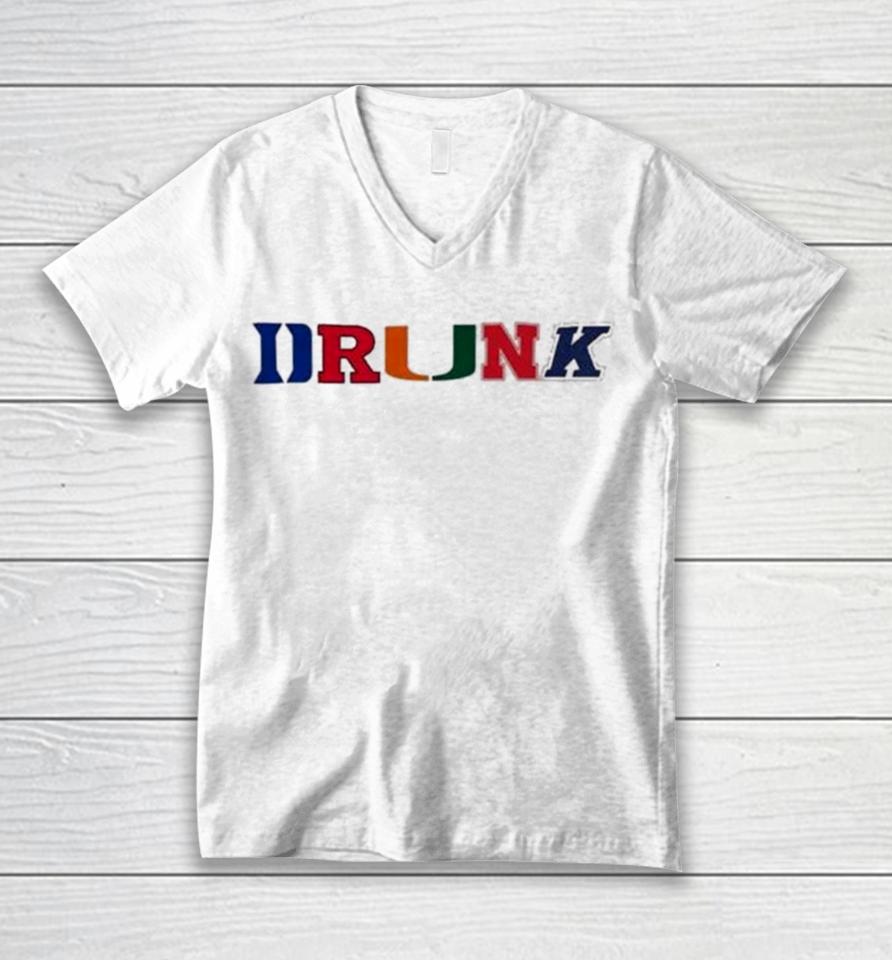 Drunk Sport Middle Class Fancy Unisex V-Neck T-Shirt