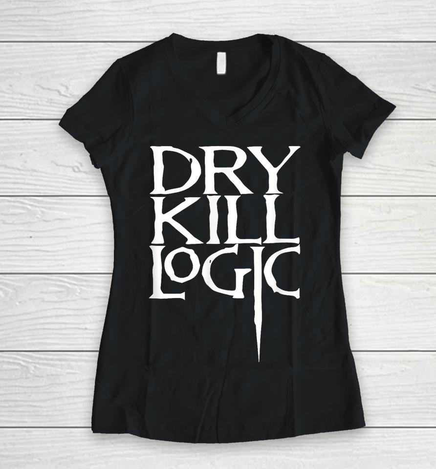 Dry Kill Logic Classic Logo Women V-Neck T-Shirt