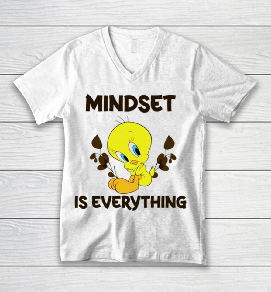Duck Mindset Is Everything Unisex V-Neck T-Shirt