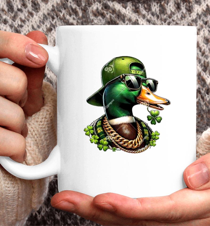 Duck So Cool St Patrick’s Day Saint Patricks Call Me Lucky Mallard Coffee Mug