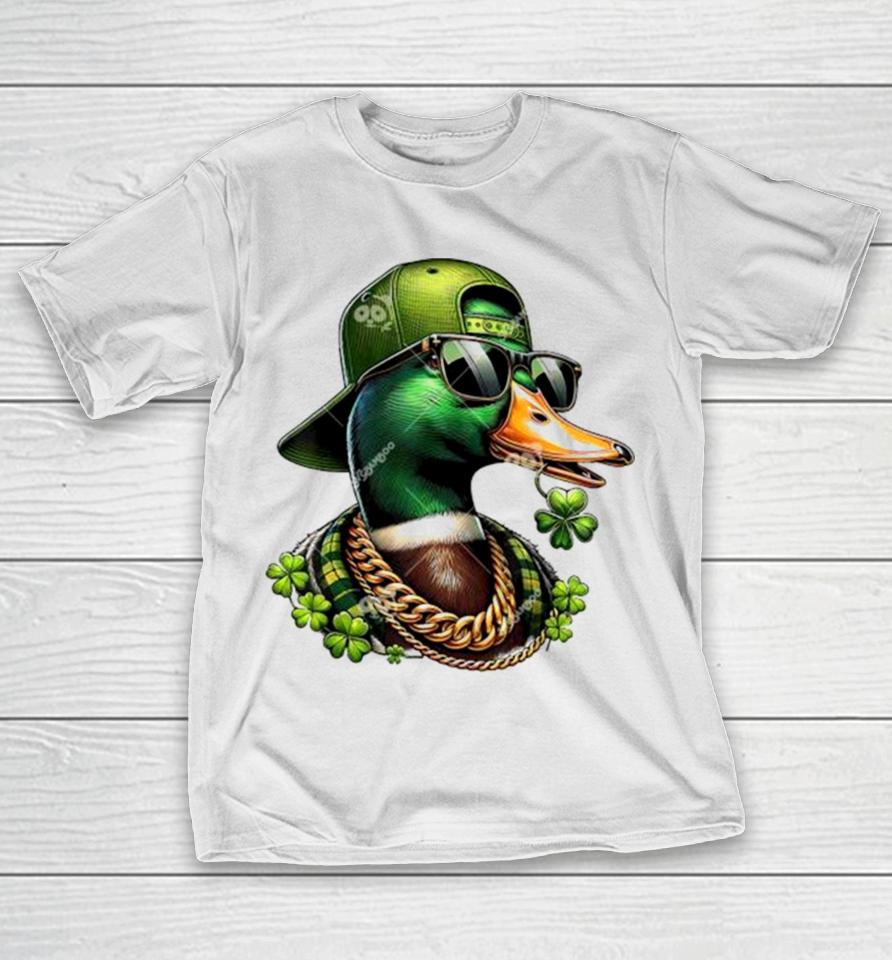 Duck So Cool St Patrick’s Day Saint Patricks Call Me Lucky Mallard T-Shirt
