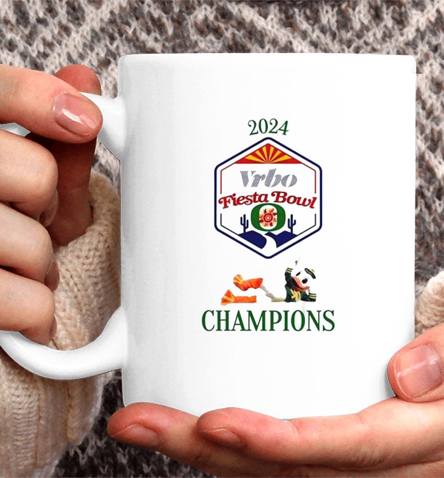 Ducks 2024 Vrbo Fiesta Bowl Champions Coffee Mug