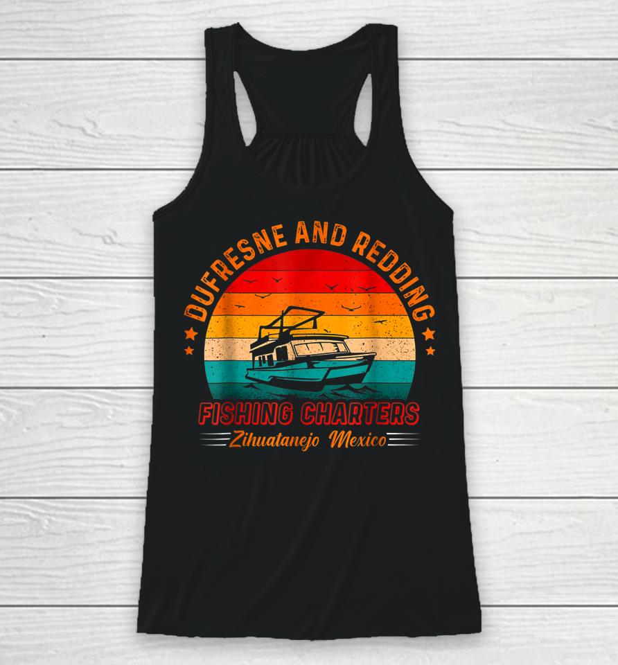 Dufresne And Redding Fishing Charters Zihuatanejo Mexico Vintage Racerback Tank