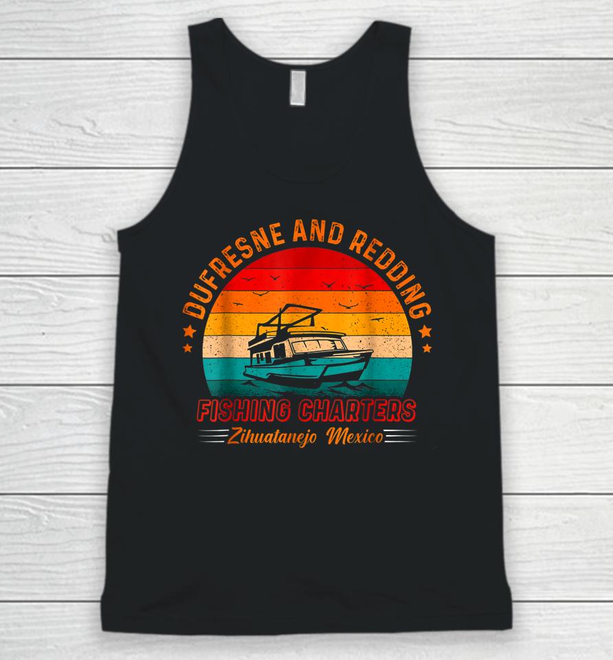 Dufresne And Redding Fishing Charters Zihuatanejo Mexico Vintage Unisex Tank Top