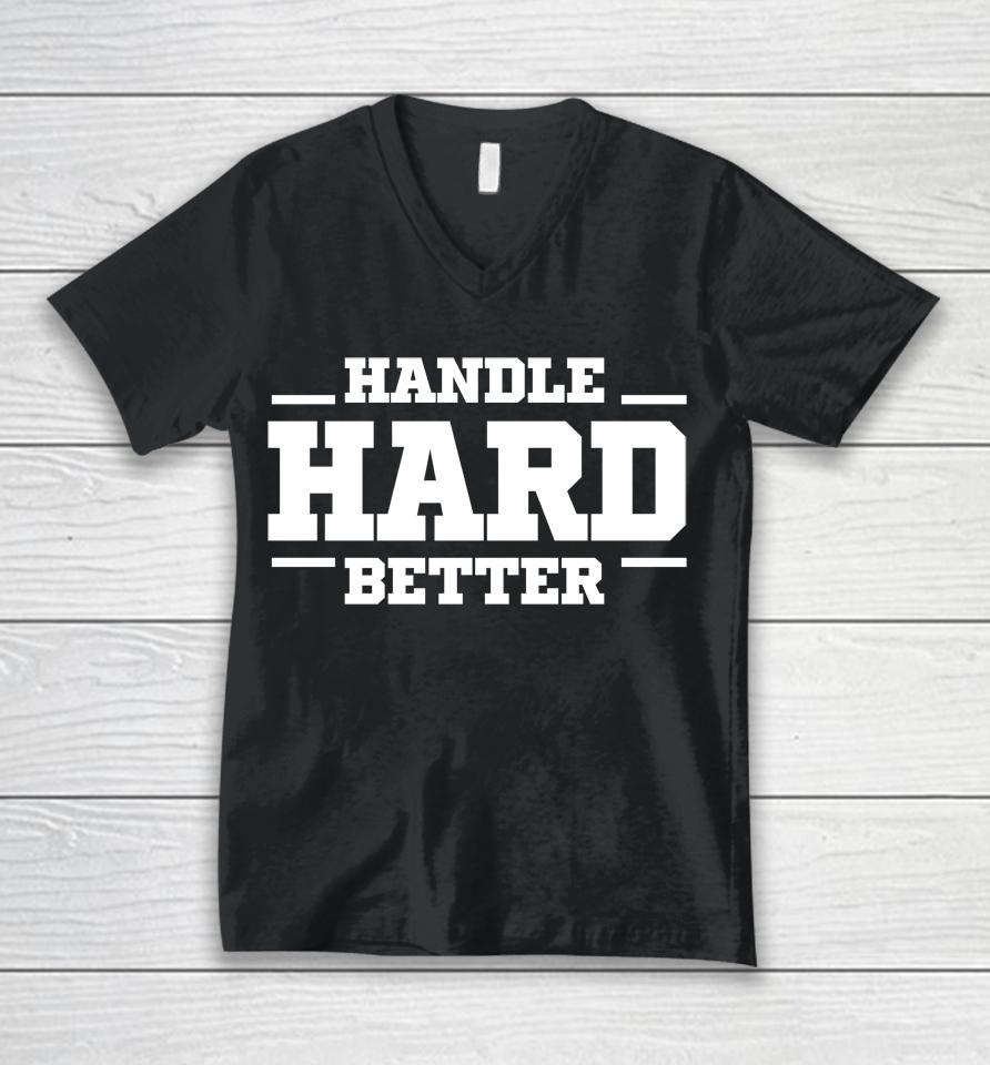 Duke Basketball Kara Lawson Handle Hard Better Unisex V-Neck T-Shirt