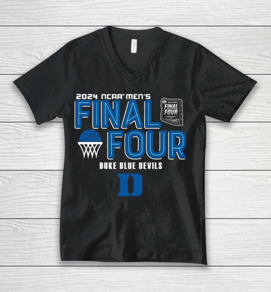 Duke Blue Devils 2024 Ncaa Men’s Basketball March Madness Final Four Unisex V-Neck T-Shirt