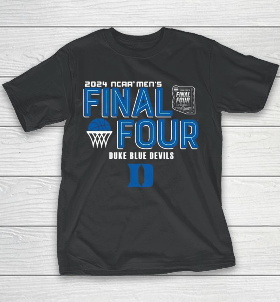 Duke Blue Devils 2024 Ncaa Men’s Basketball March Madness Final Four Youth T-Shirt