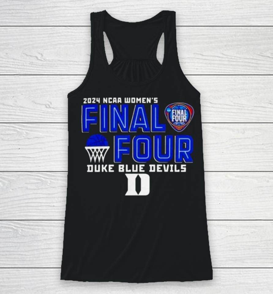 Duke Blue Devils 2024 Ncaa Women’s Basketball Final Four Logo Racerback Tank