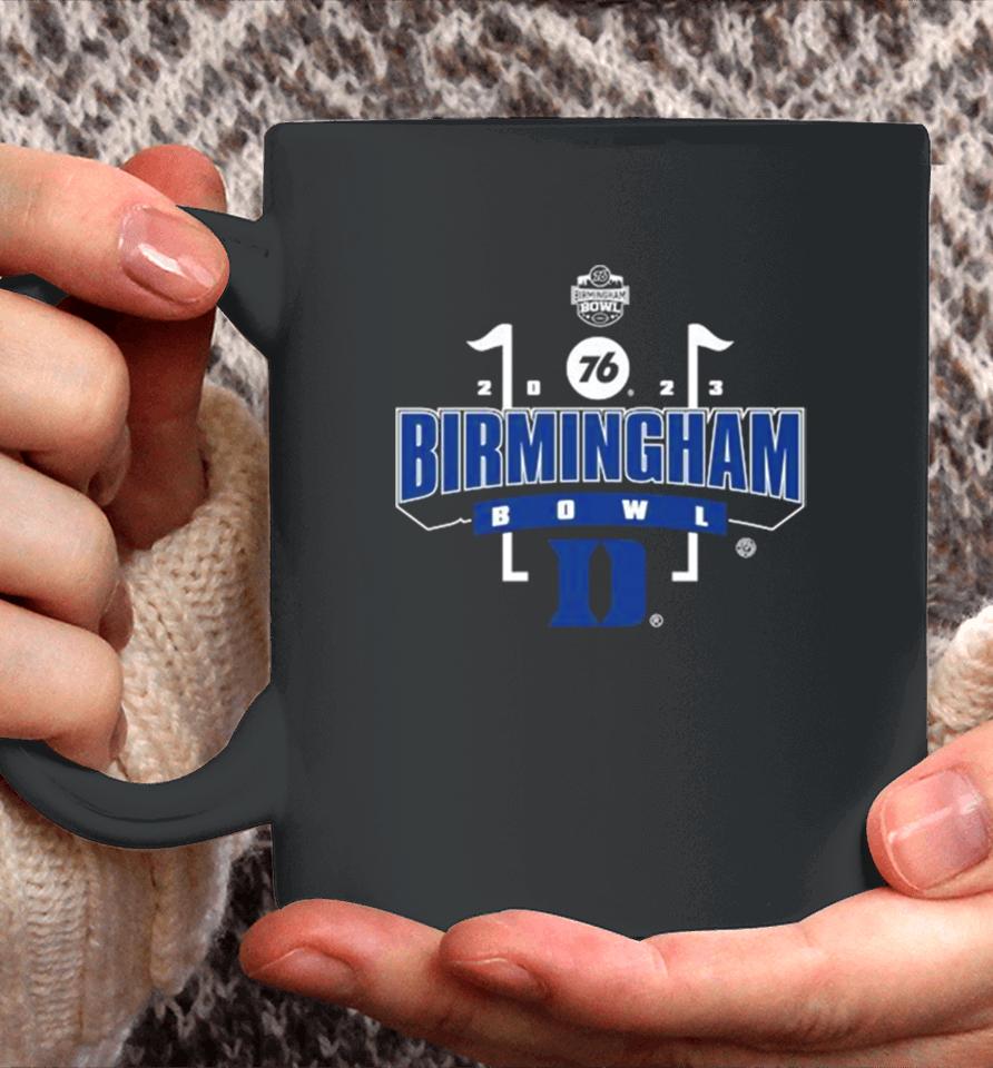 Duke Blue Devils Football 2023 76 Birmingham Bowl Matchup Coffee Mug