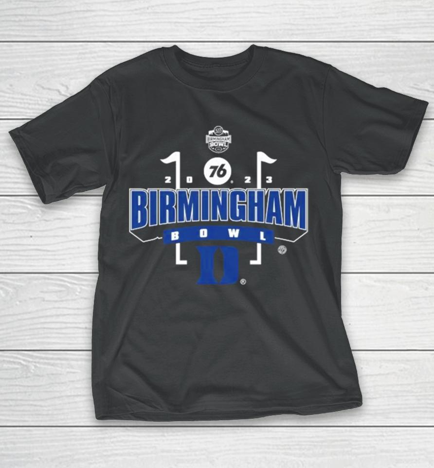 Duke Blue Devils Football 2023 76 Birmingham Bowl Matchup T-Shirt