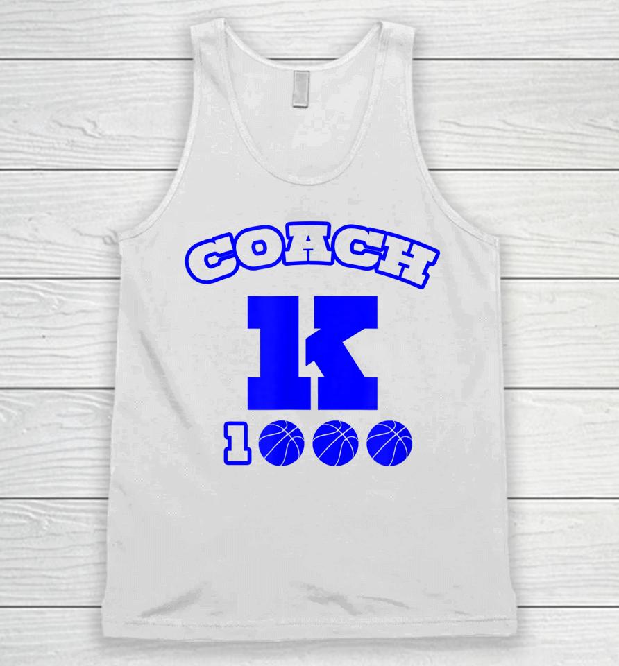 Duke Coach K Unisex Tank Top