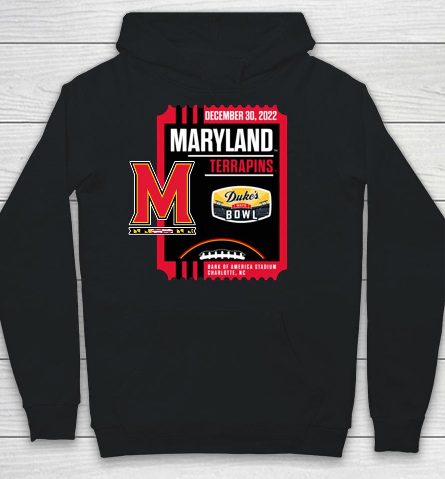 Duke's Mayo Bowl Maryland Terrapins Black Hoodie