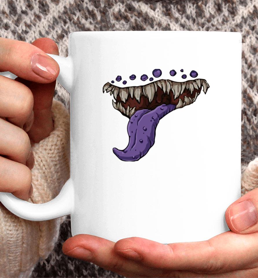 Dungeons And Dragons Mimic Mouth Print Coffee Mug
