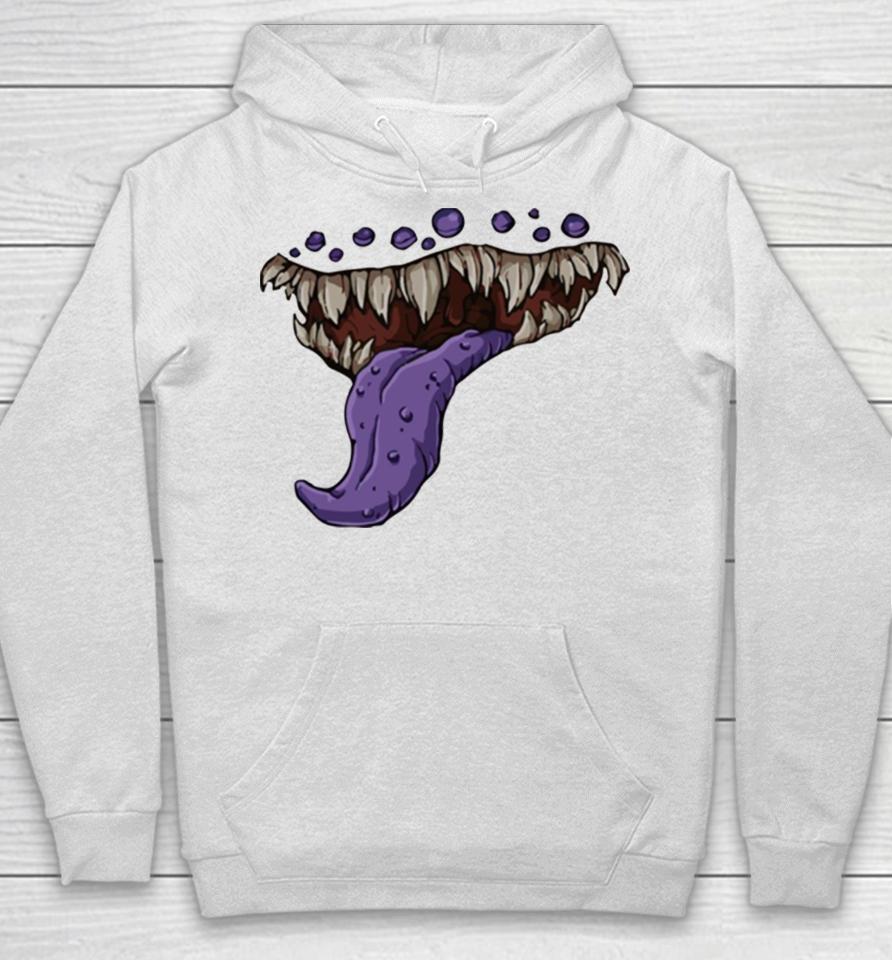 Dungeons And Dragons Mimic Mouth Print Hoodie