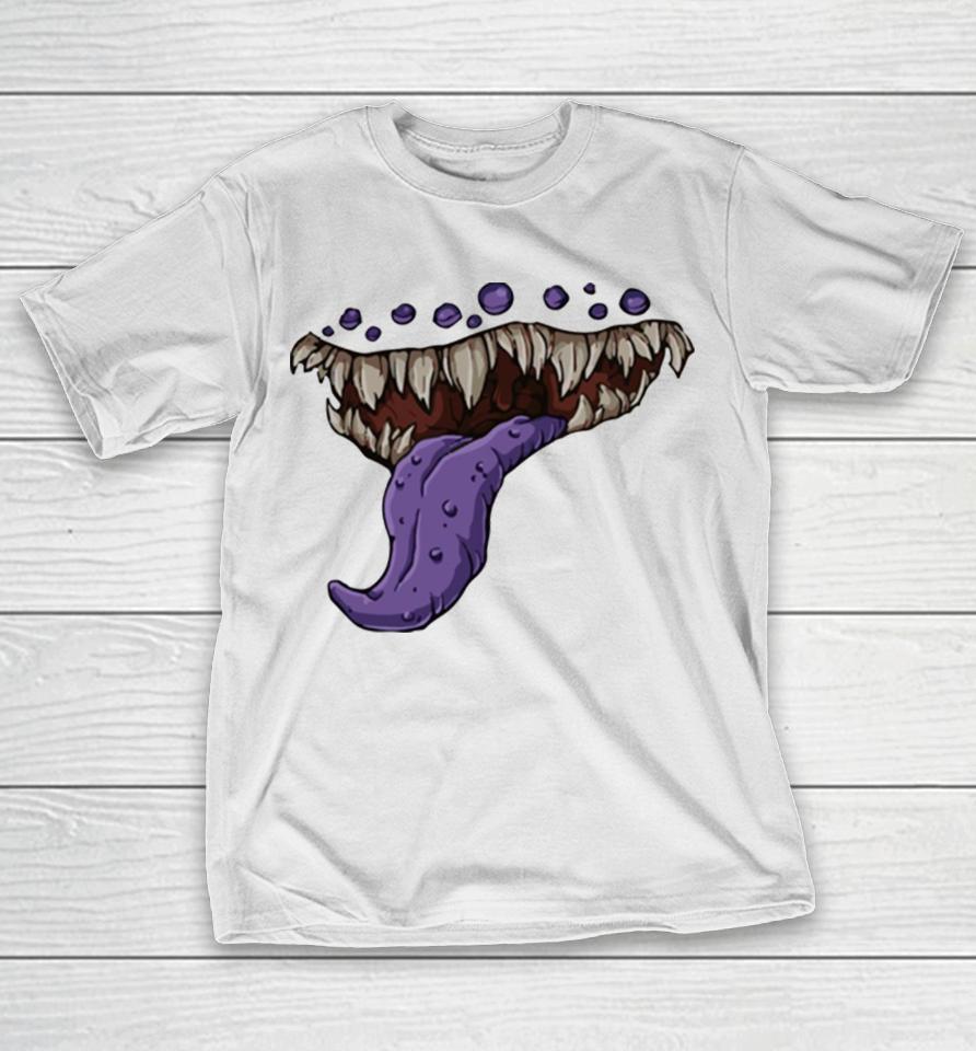 Dungeons And Dragons Mimic Mouth Print T-Shirt