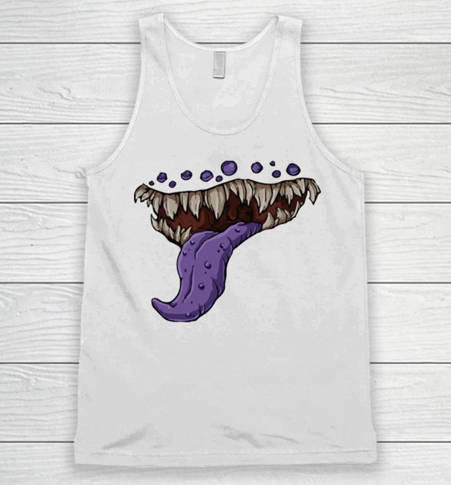 Dungeons And Dragons Mimic Mouth Print Unisex Tank Top