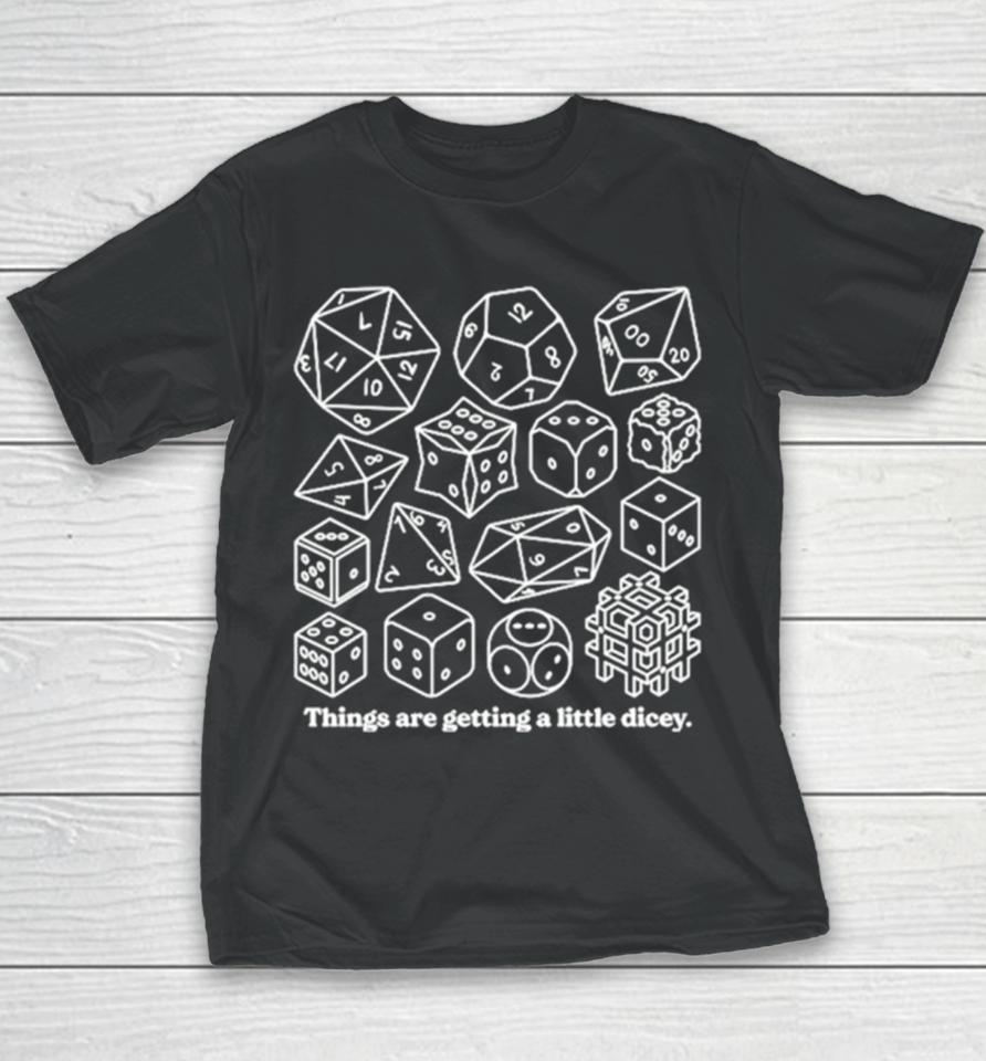 Dungeons &Amp; Dragons Things Are Getting A Little Dicey Youth T-Shirt