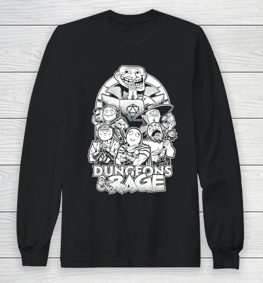 Dungeons &Amp; Rage Long Sleeve T-Shirt