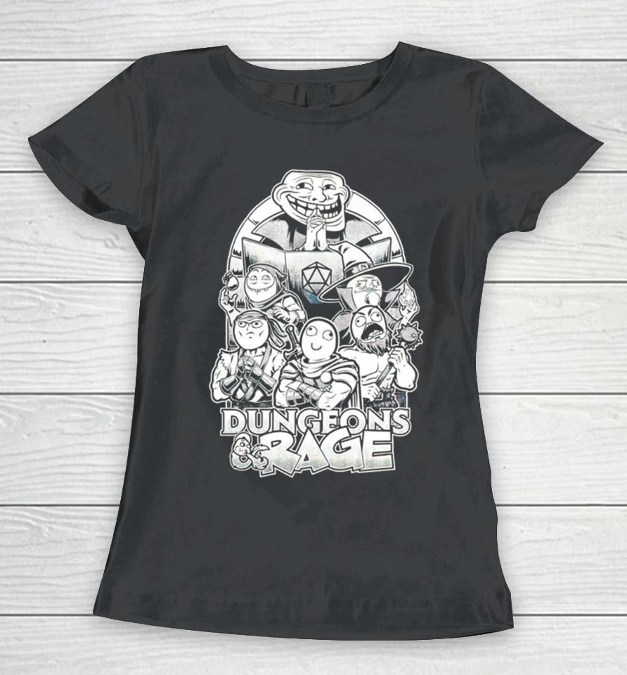 Dungeons &Amp; Rage Women T-Shirt