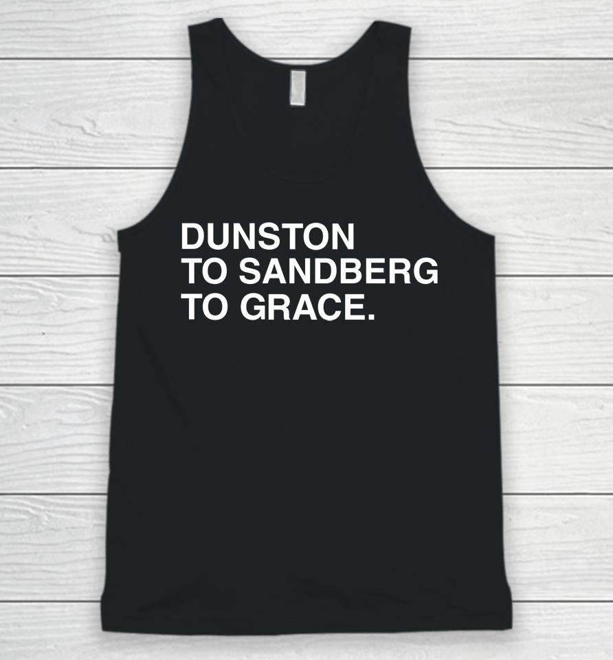Dunston To Sandberg To Grace Logo Unisex Tank Top