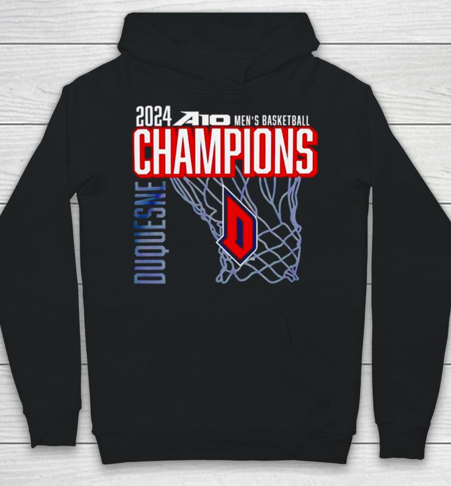 Duquesne Dukes 2024 A10 Men’s Basketball Champions Hoodie