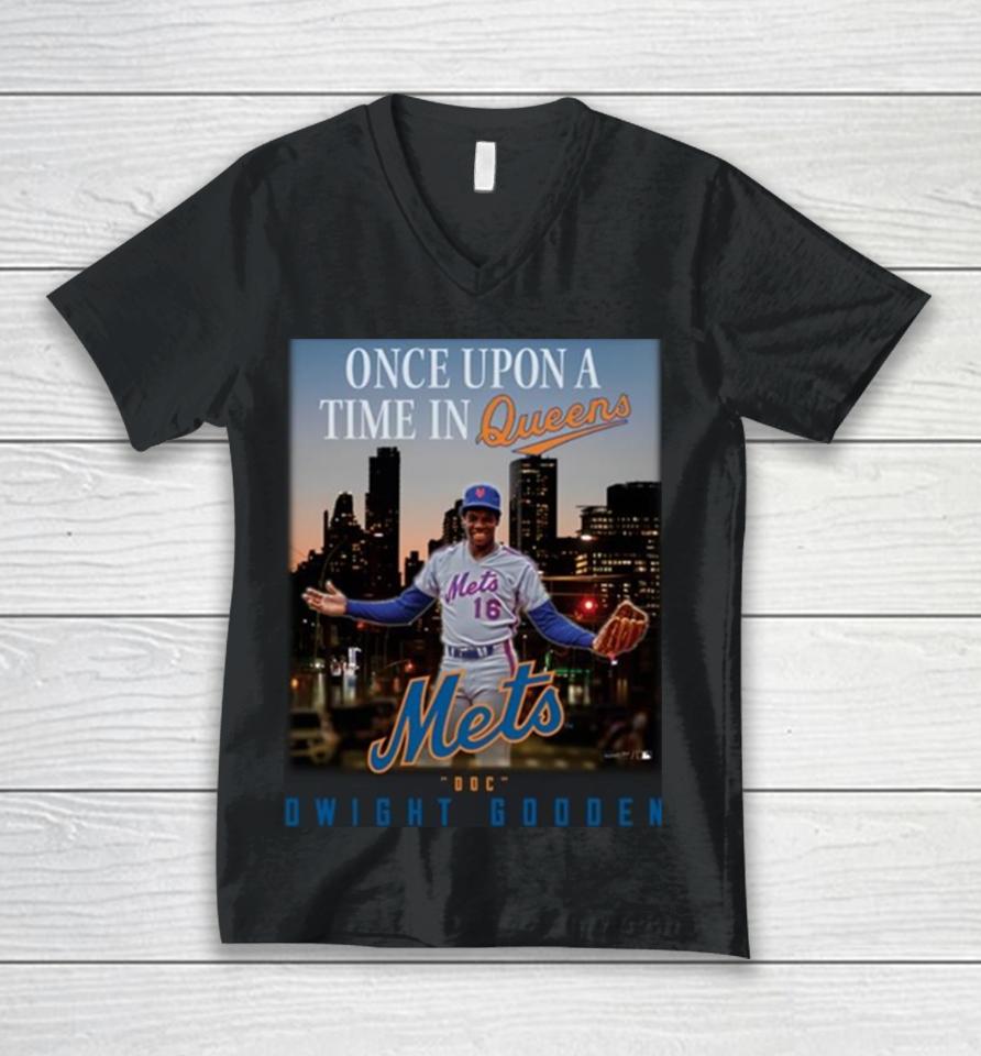 Dwight Gooden Once Upon A Time In Queens Unisex V-Neck T-Shirt