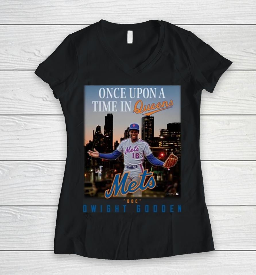 Dwight Gooden Once Upon A Time In Queens Women V-Neck T-Shirt