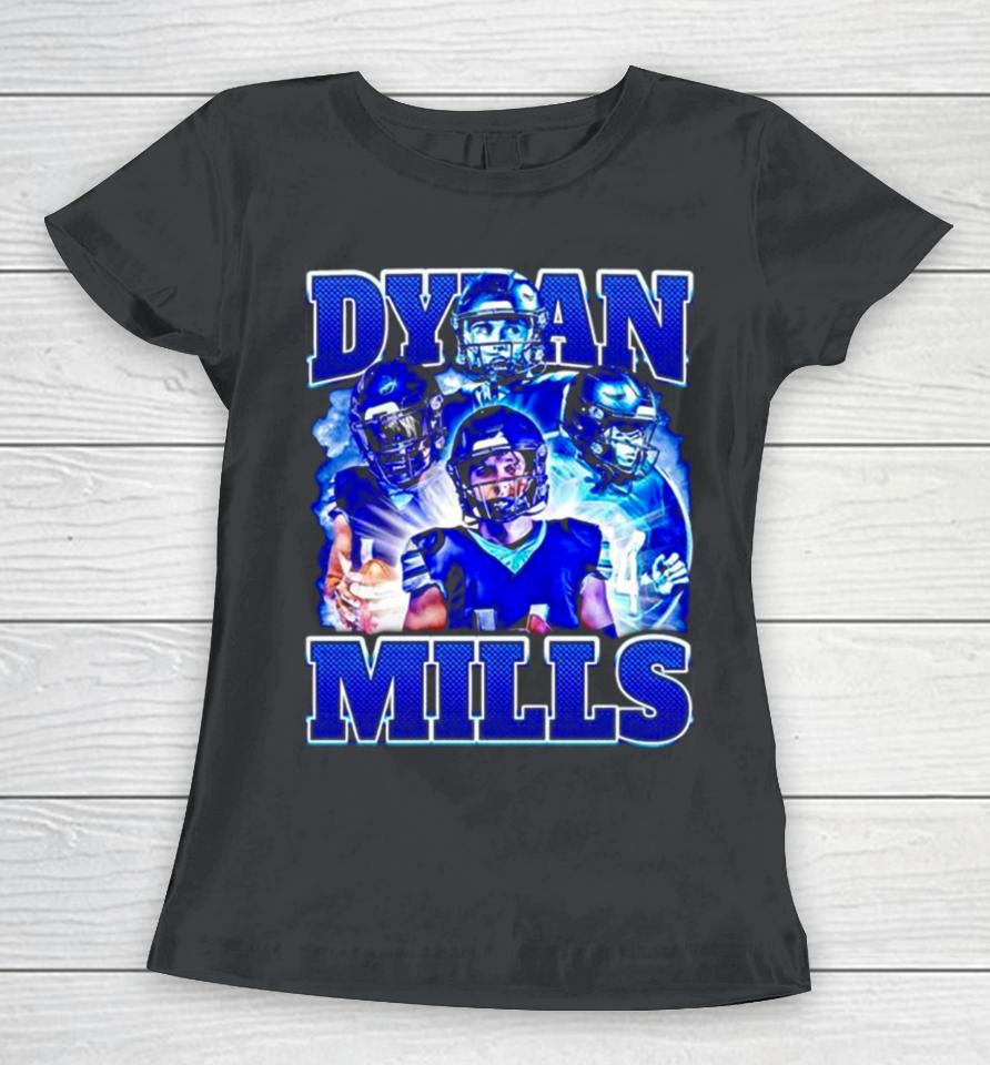 Dylan Mills Villanova Wildcats Vintage Women T-Shirt