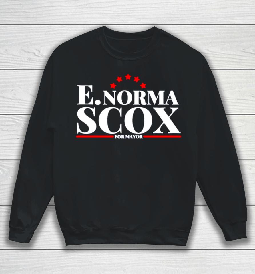 E. Norma Scox For Mayor Sweatshirt