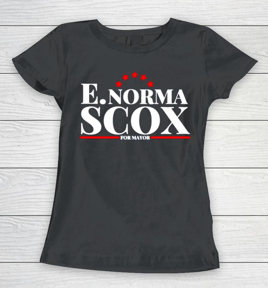 E. Norma Scox For Mayor Women T-Shirt