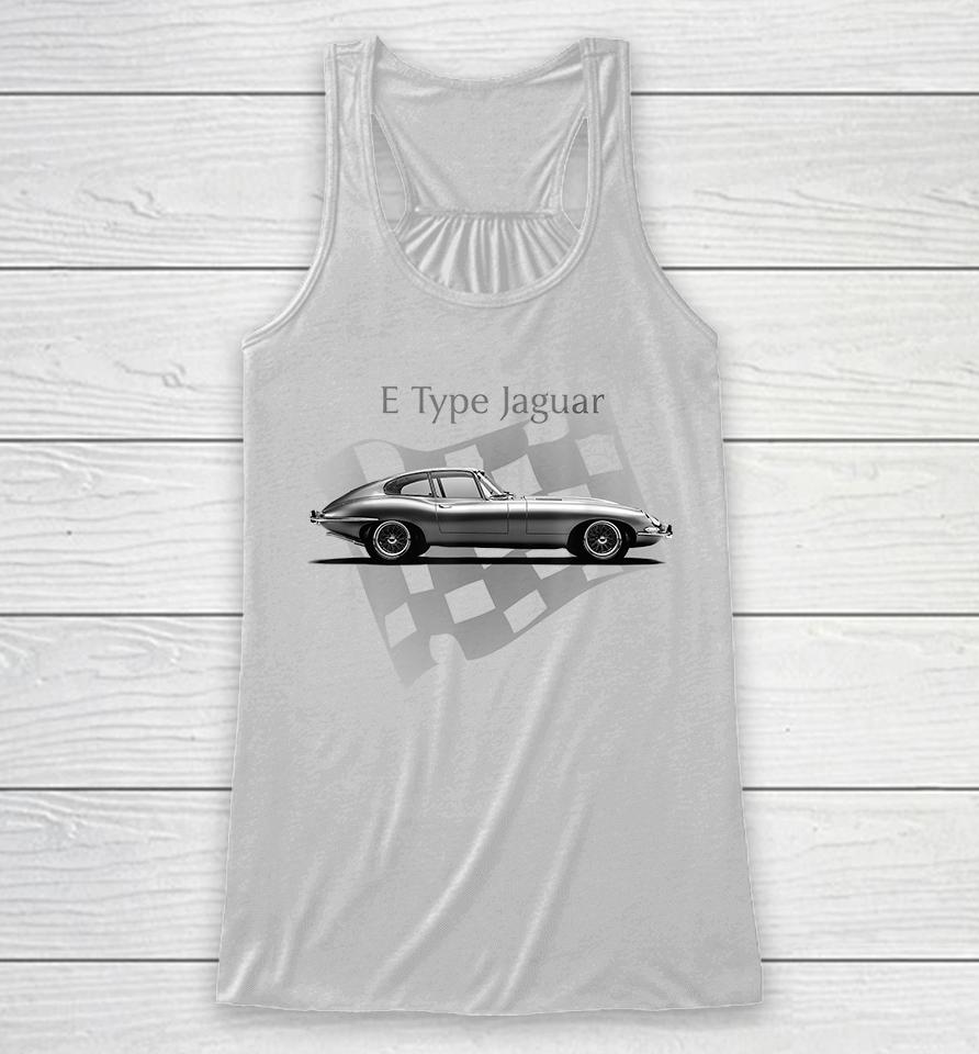 E-Type Jaguar Classic Car Racerback Tank