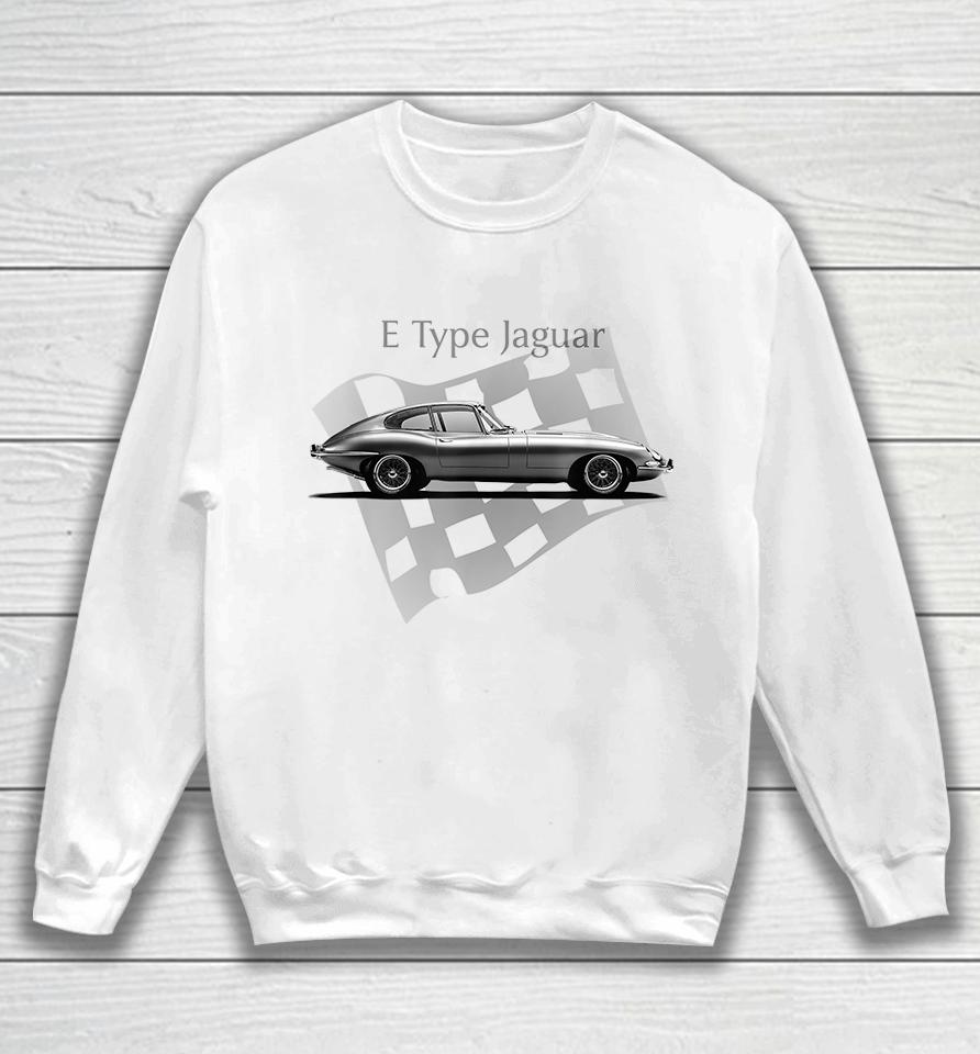 E-Type Jaguar Classic Car Sweatshirt