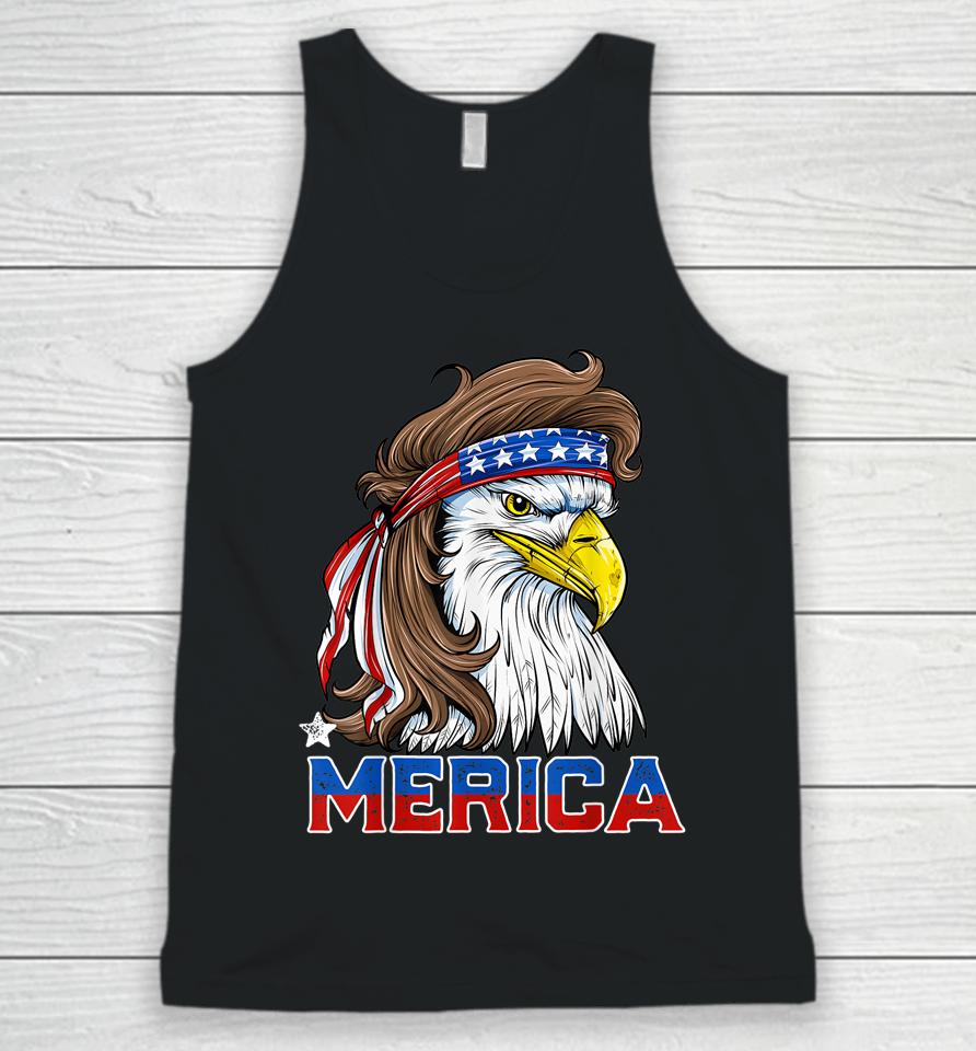 Eagle Mullet Merica 4Th Of July American Flag Usa Unisex Tank Top