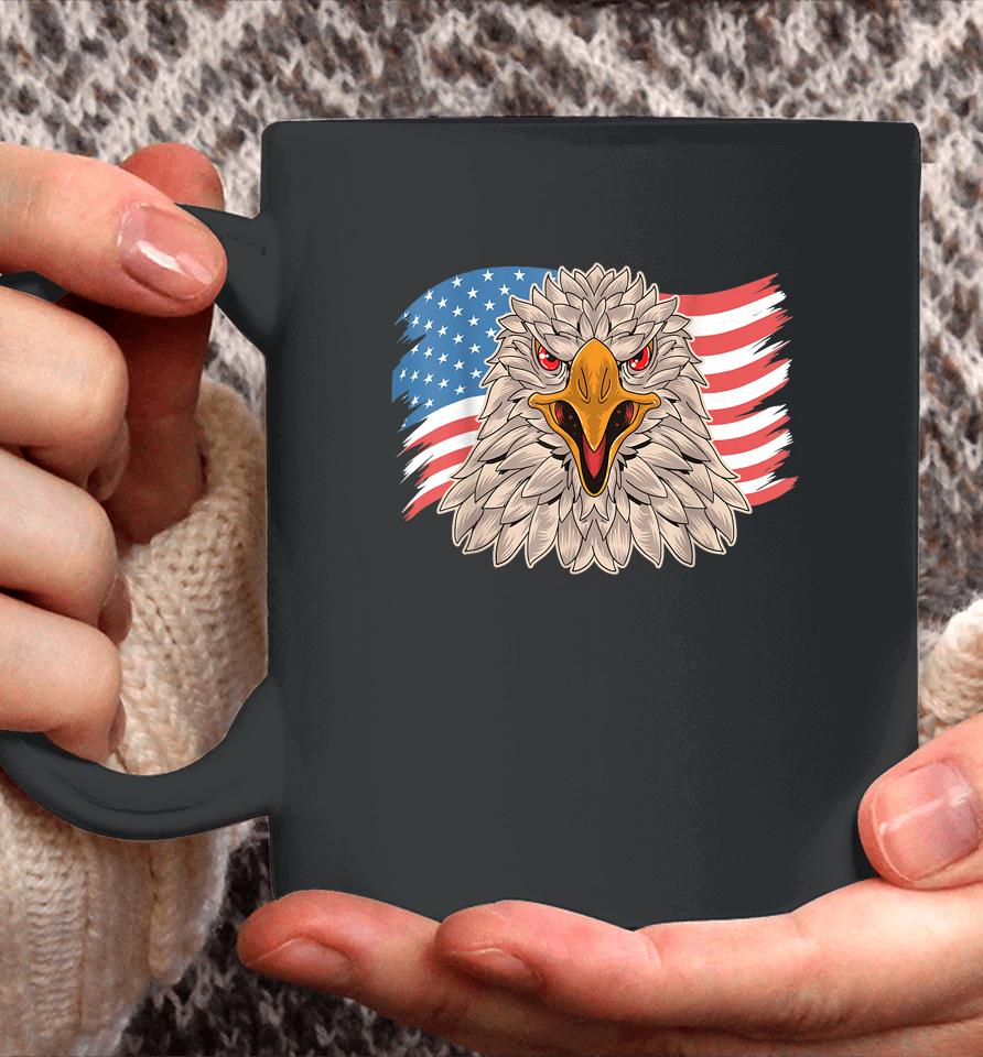 Eagle Patriotic Veteran 4Th Of July Usa Flag Coffee Mug