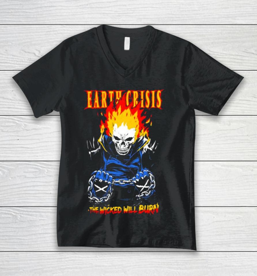 Earth Crisis Penance Stare Unisex V-Neck T-Shirt