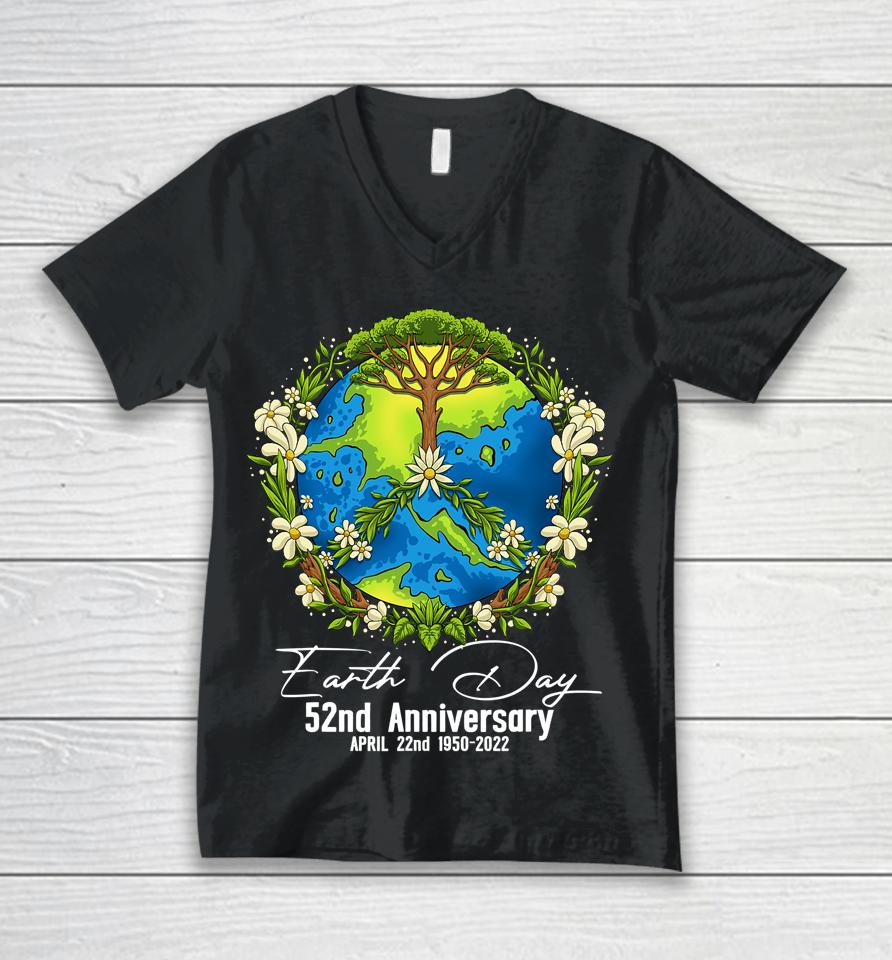Earth Day 2022 52Nd Earth Day Gifts Unisex V-Neck T-Shirt