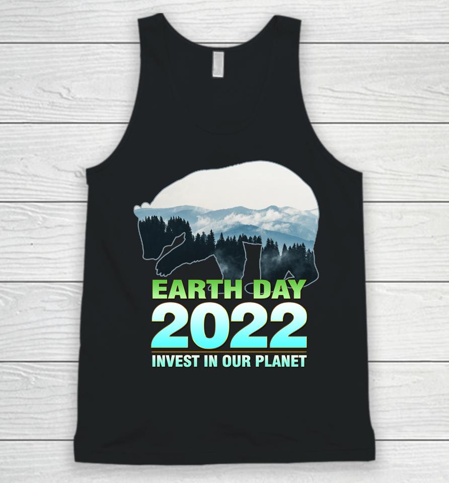 Earth Day 2022 Invest In Our Planet Unisex Tank Top