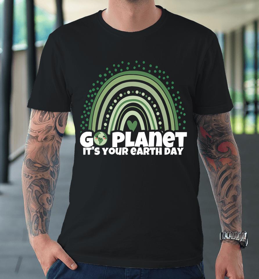 Earth Day 2022 Restore Earth Nature Planet Cute Earth Day Premium T-Shirt