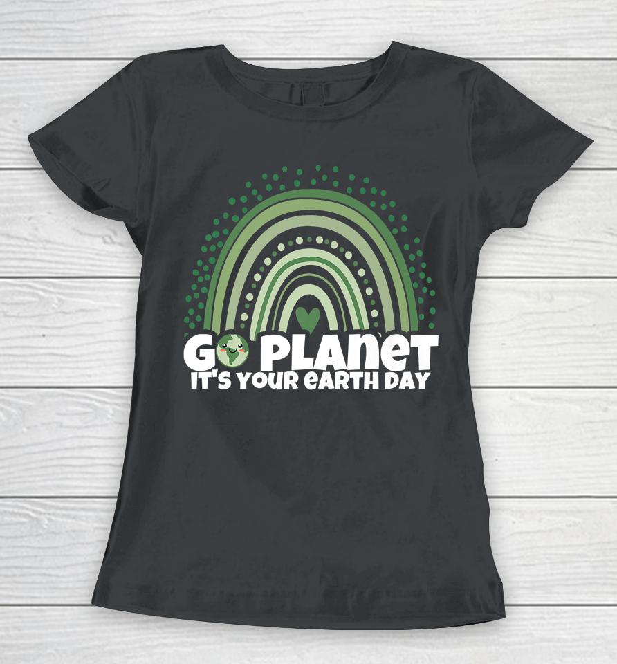 Earth Day 2022 Restore Earth Nature Planet Cute Earth Day Women T-Shirt