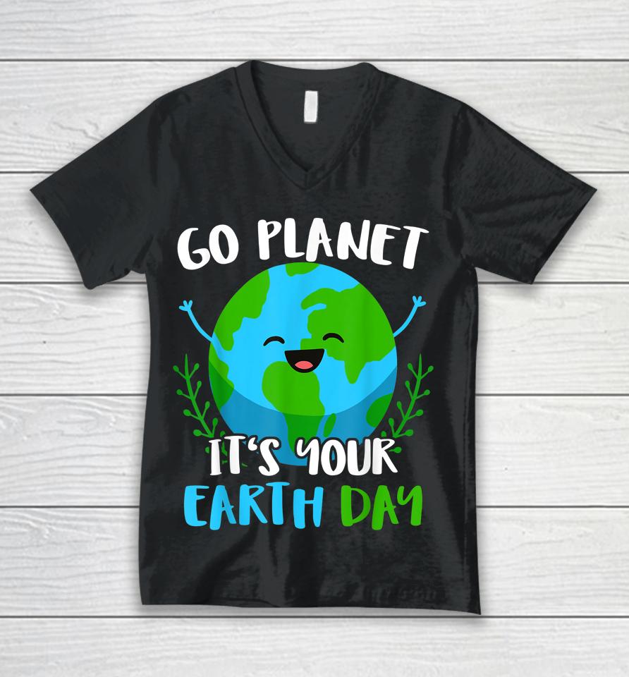 Earth Day 2023 Environmental Nature Planet Unisex V-Neck T-Shirt