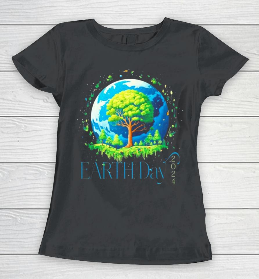 Earth Day 2024 Environmental International Awareness Women T-Shirt