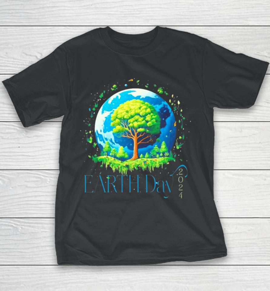 Earth Day 2024 Environmental International Awareness Youth T-Shirt