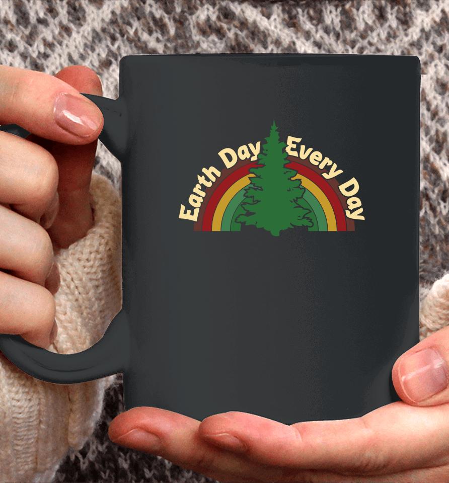 Earth Day Every Day Rainbow Earth Day Coffee Mug