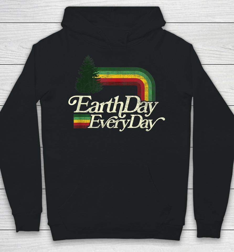 Earth Day Everyday Retro Vintage Hoodie