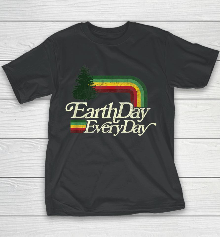 Earth Day Everyday Retro Vintage Youth T-Shirt